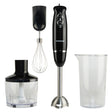 National 500-Watt Multi-Purpose 4-in-1 Immersion Blender with Attachments, Black
