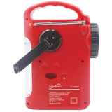 Supersonic 5-Way Emergency Solar/Hand Crank Radio with Flashlight