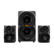 Supersonic 30-Watt-RMS Bluetooth SC-1136BT 2.1 Multimedia Speaker System with Two 3-In. Speakers, 5-In. Subwoofer, FM Radio, USB/Aux, and Remote
