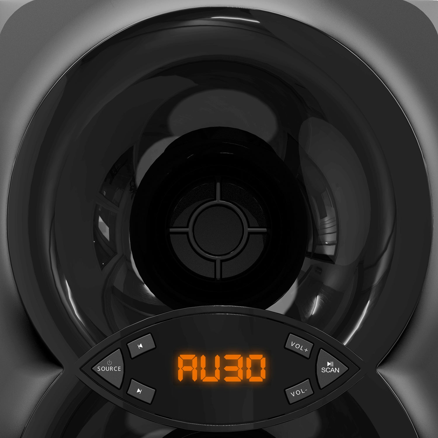 Supersonic 30-Watt-RMS Bluetooth SC-1136BT 2.1 Multimedia Speaker System with Two 3-In. Speakers, 5-In. Subwoofer, FM Radio, USB/Aux, and Remote