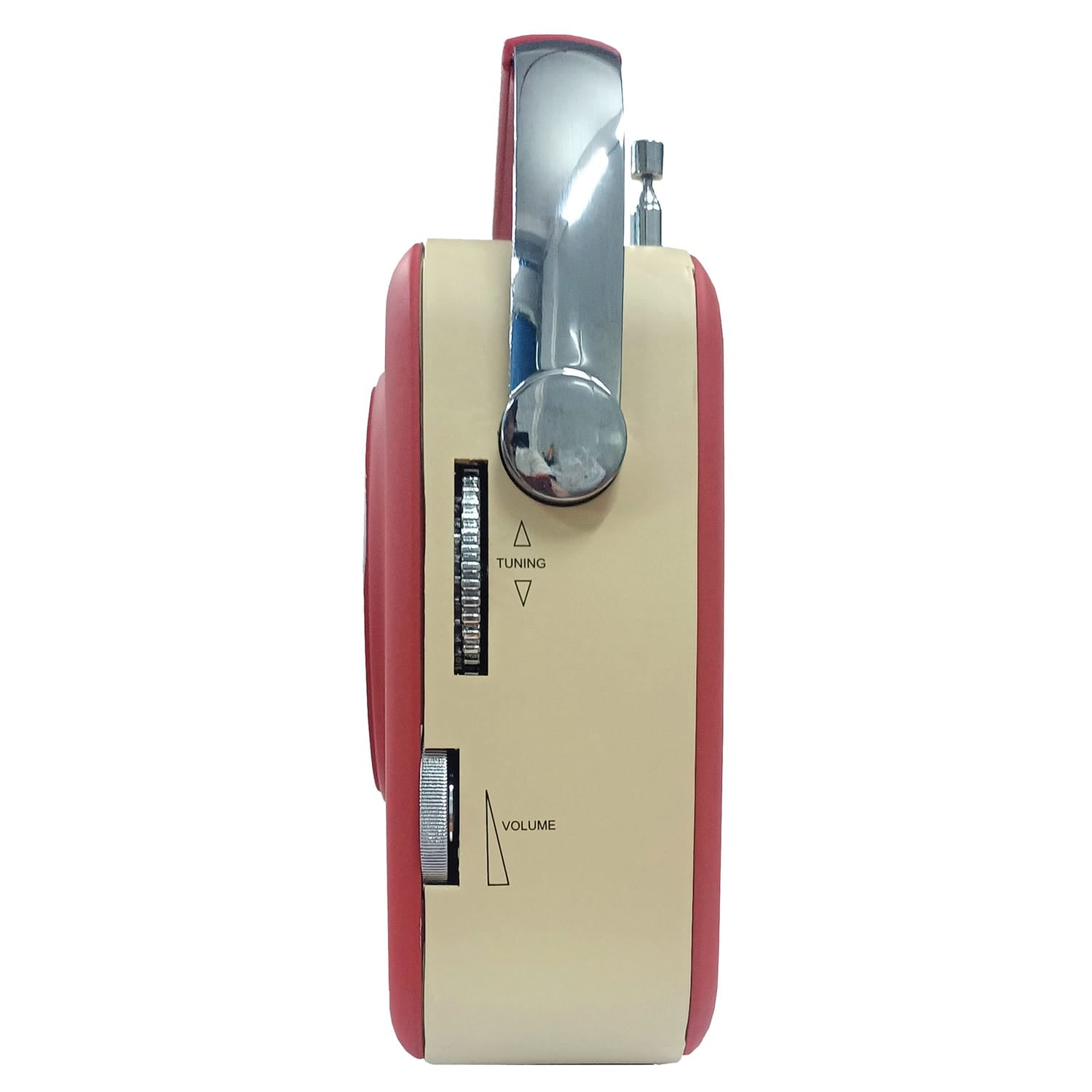 Supersonic Retro Portable AM/FM Radio with Bluetooth, SC-1201, Red
