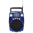Supersonic Bluetooth 4-Band Radio, Blue