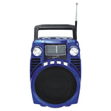 Supersonic Bluetooth 4-Band Radio, Blue
