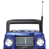 Supersonic Bluetooth 4-Band Radio, Blue
