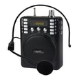 Supersonic Bluetooth Portable PA Speaker Voice Amplifier with Microphone, FM Radio, and Karaoke Jack, SC-1443BT, Black