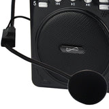 Supersonic Bluetooth Portable PA Speaker Voice Amplifier with Microphone, FM Radio, and Karaoke Jack, SC-1443BT, Black