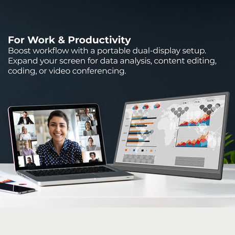 Supersonic 15.6-In. 1080p Full HD Portable Display
