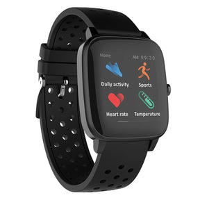 Supersonic Smartwatch with 1.4-In. Color Touch Screen, Bluetooth, Body Temp/Heart Rate/Blood Pressure/Blood Oxygen, Sports Tracking, IP68 Waterproof