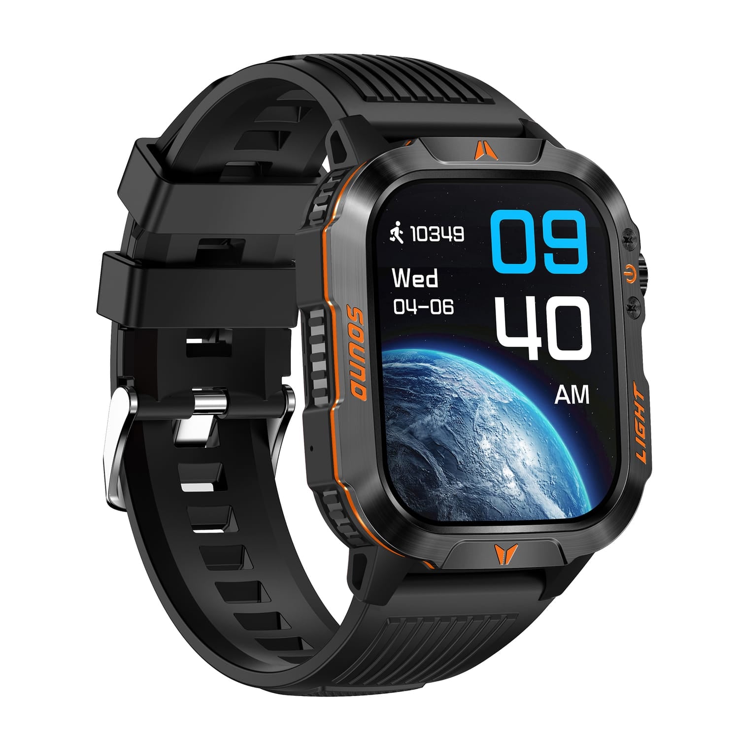 Supersonic XPLORE EDGE with 2-In. Color Touch Screen, Bluetooth, Heart Rate/Blood Pressure/Blood Oxygen/Sleep/Activity, and IP67 Water-Resistant