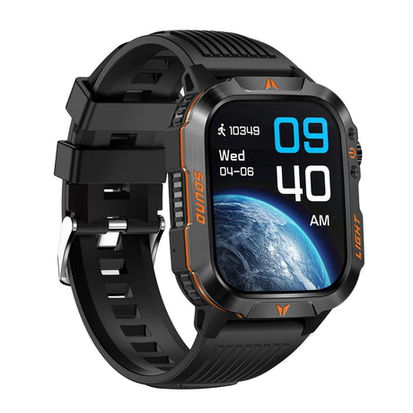 Supersonic XPLORE EDGE with 2-In. Color Touch Screen, Bluetooth, Heart Rate/Blood Pressure/Blood Oxygen/Sleep/Activity, and IP67 Water-Resistant