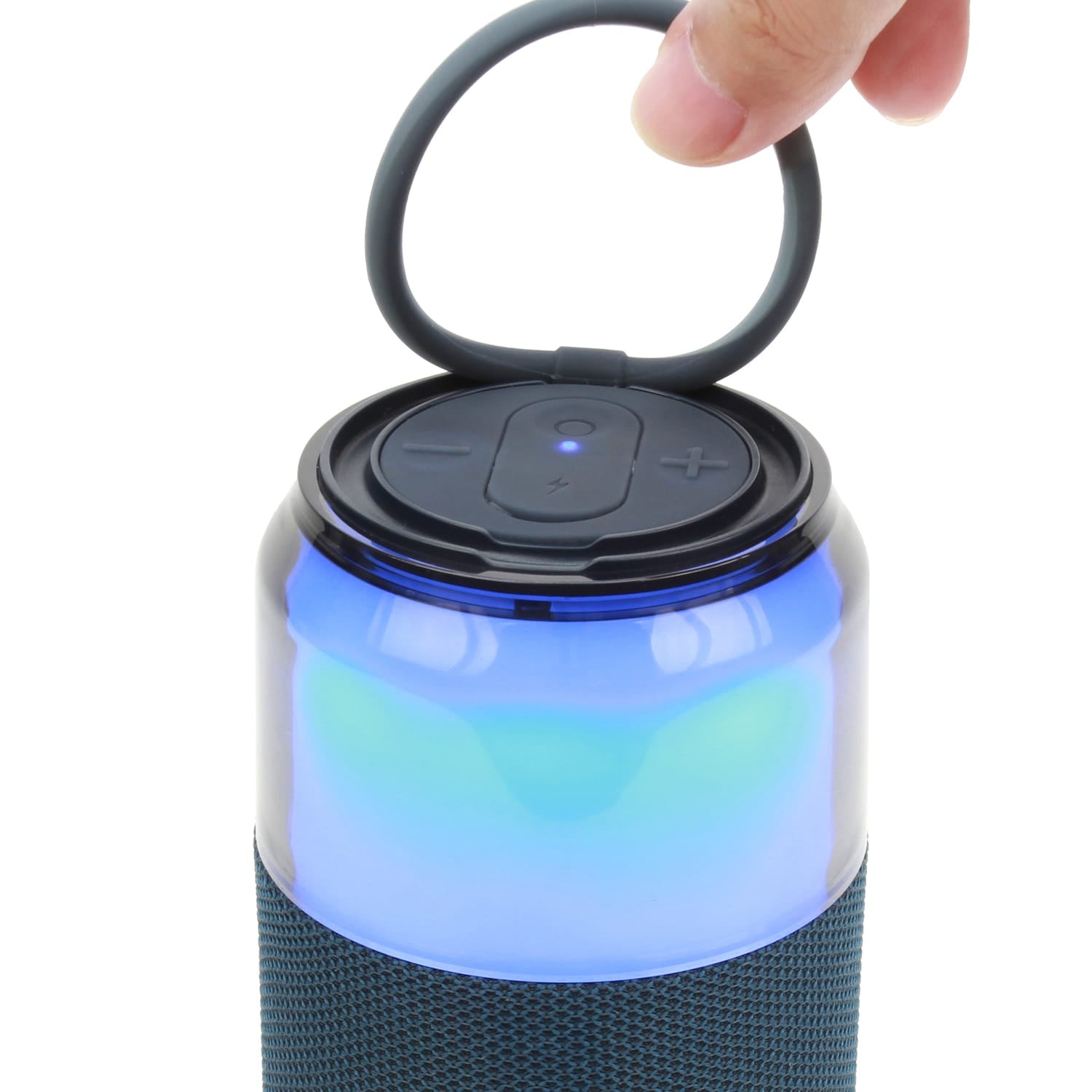 Supersonic SodaBoom Portable Bluetooth Speaker, True Wireless, with LED Light Show, SC-2335BT, Blue