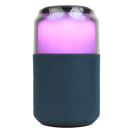 Supersonic SodaBoom Portable Bluetooth Speaker, True Wireless, with LED Light Show, SC-2335BT, Blue