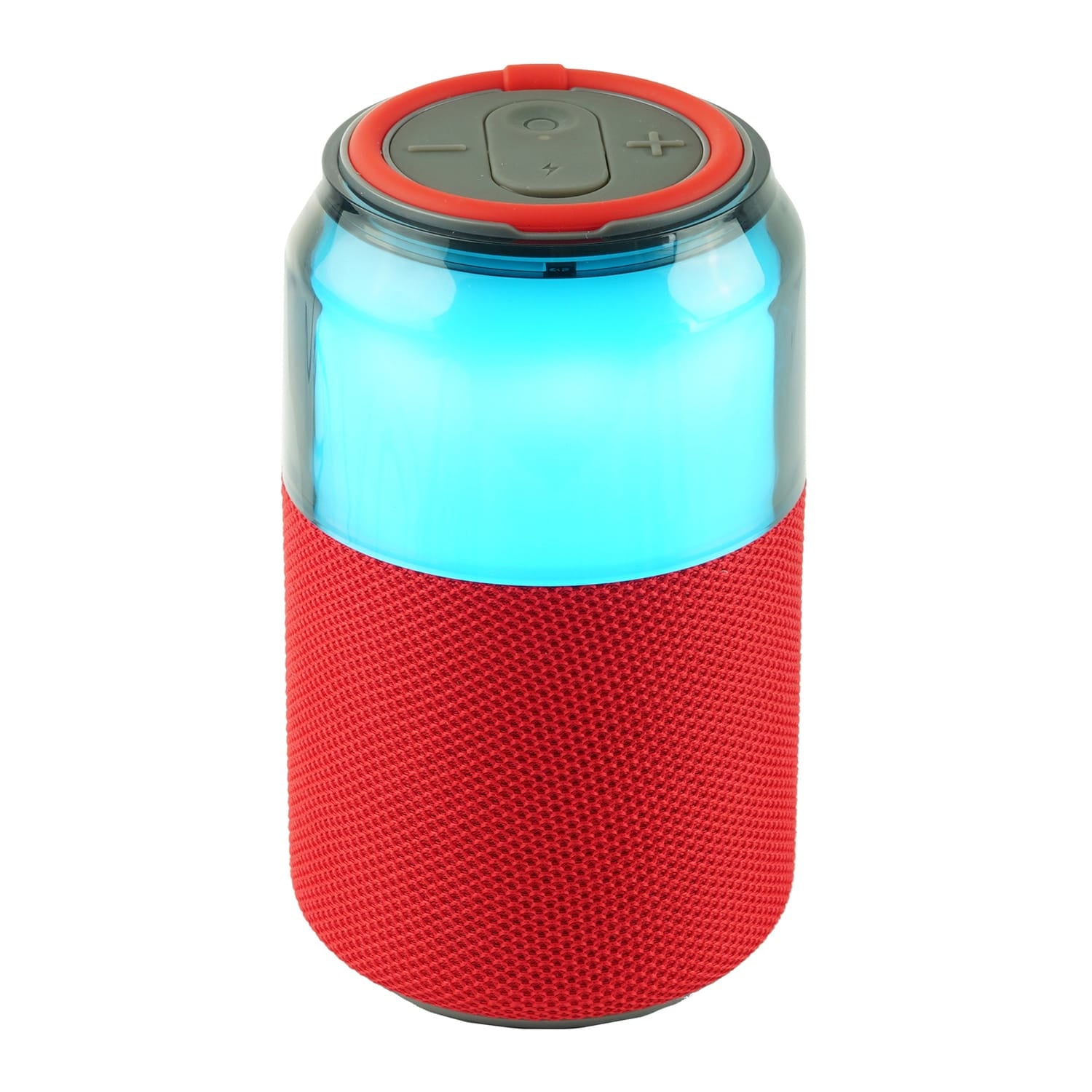 Supersonic SodaBoom Portable Bluetooth Speaker, True Wireless, with LED Light Show, SC-2335BT, Red