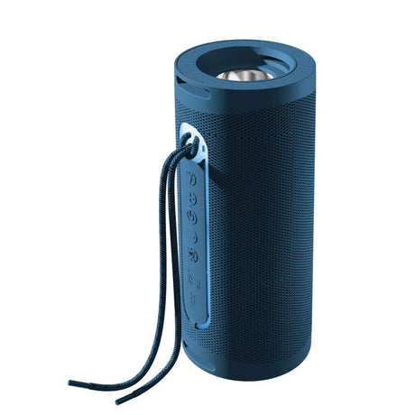 Supersonic Portable Bluetooth Speaker with LED Flashlight and Speakerphone, SC-2340BT, Blue