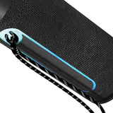 Supersonic Portable Bluetooth Speaker with LED Flashlight and Speakerphone, SC-2340BT, Black