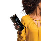 Supersonic Portable Bluetooth Speaker with LED Flashlight and Speakerphone, SC-2340BT, Black