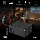 Supersonic 720p HD 800-ANSI-Lumen Compact LED Projector