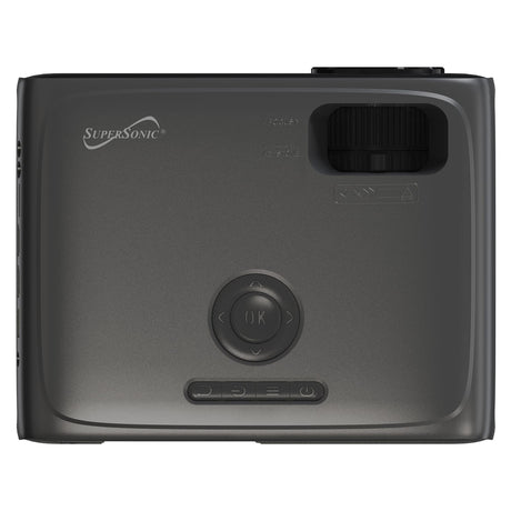 Supersonic 1080p 300-ANSI-Lumen Compact LED Projector with Bluetooth and Remote