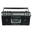 Supersonic Retro Bluetooth Cassette/AM/FM/Shortwave Boom Box, SC-3201BT, Black