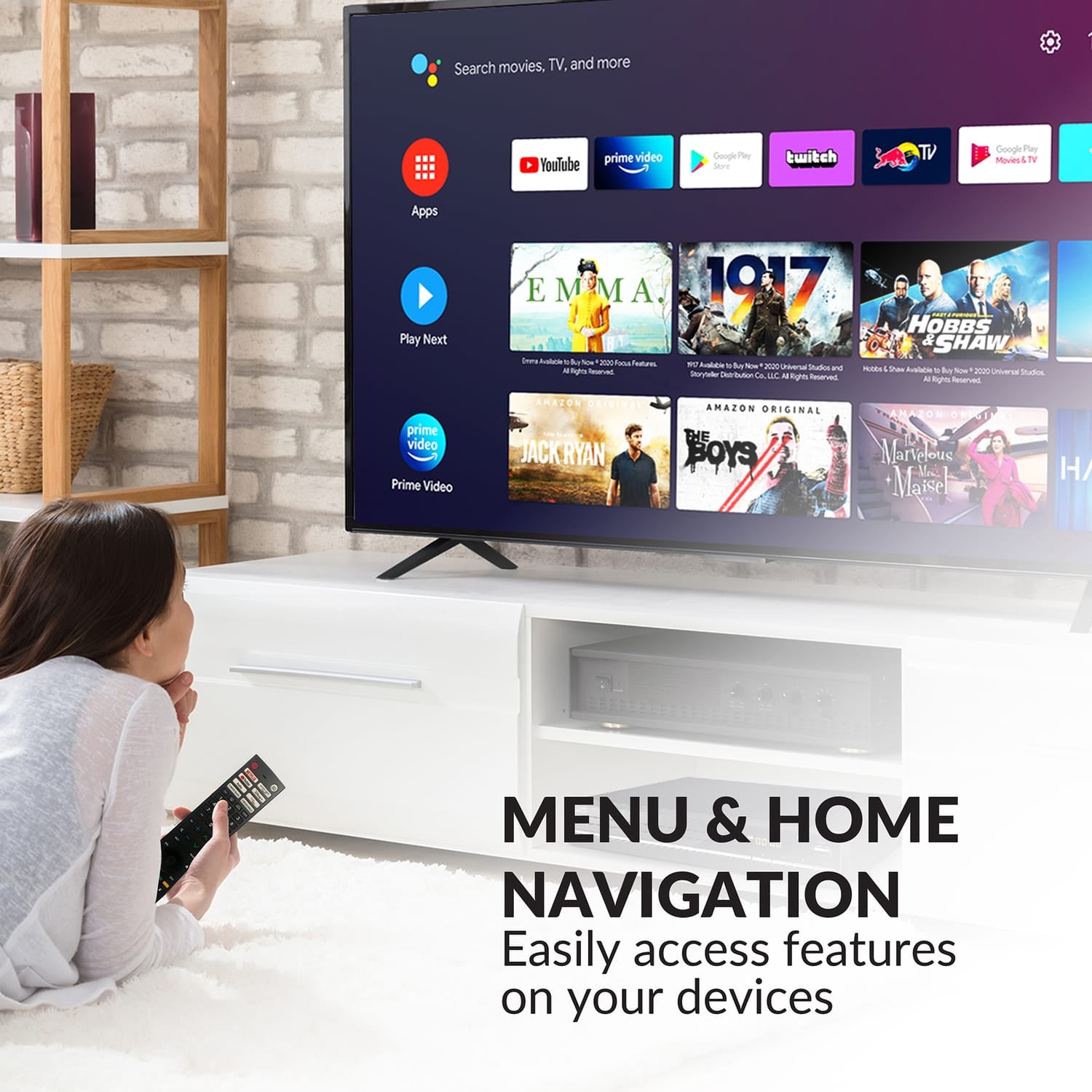 Supersonic 4-Device Universal Remote for Smart TVs, SC-326