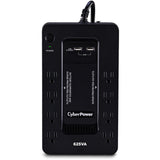 CyberPower 8-Outlet Standby Series 625VA/360W Desktop UPS - New Battery Certified Refurbished