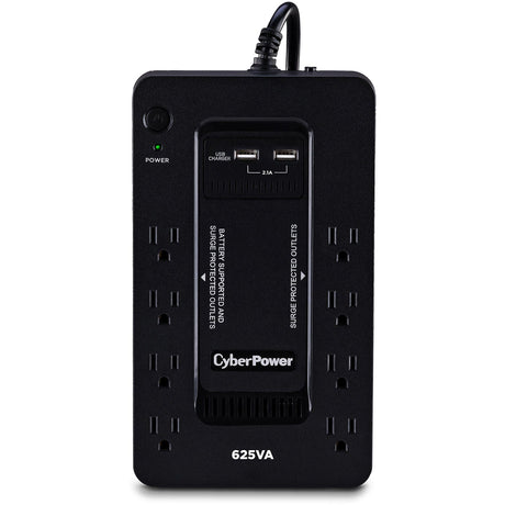 CyberPower 8-Outlet Standby Series 625VA/360W Desktop UPS - New Battery Certified Refurbished