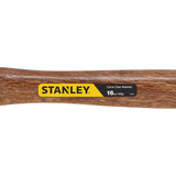 Stanley Curved-Claw Wood-Handled Nailing Hammer, 16 Oz., Brown
