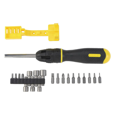 Stanley 20-Piece Multi-Bit Ratcheting Screwdriver Set, 62-574