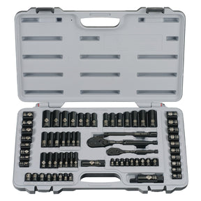 Stanley 69-Piece Black-Chrome Socket Set, 92-824