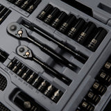 Stanley 69-Piece Black-Chrome Socket Set, 92-824