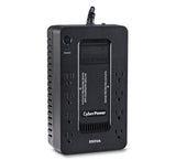 Cyber Power 550VA/330W Battery Backup UPS System with 8 Outlets, Black - Cerified Refurbished