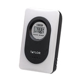 Taylor Precision Products Battery-Powered Wireless 3-Channel Digital Weather Station Thermometer and Clock with Wireless Remote Sensor