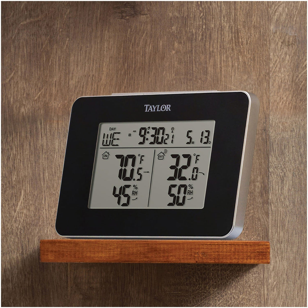 Taylor Precision Products Wireless Indoor & Outdoor Weather Station with Hygrometer