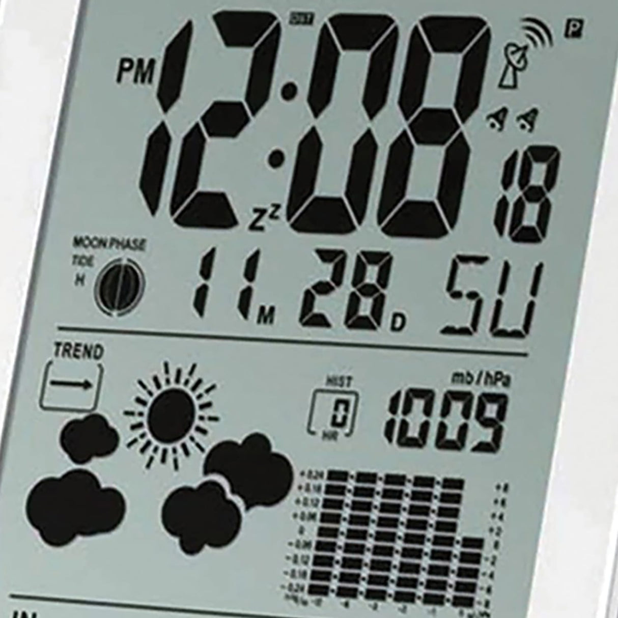 Taylor Precision Products Digital Weather Forecaster with Barometer & Alarm Clock