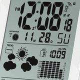 Taylor Precision Products Digital Weather Forecaster with Barometer & Alarm Clock