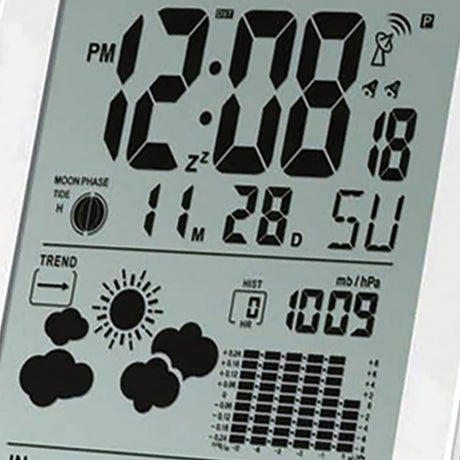 Taylor Precision Products Digital Weather Forecaster with Barometer & Alarm Clock