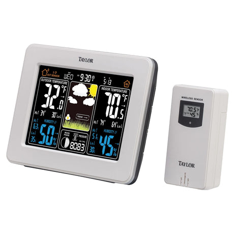 Taylor Precision Products Digital Deluxe Color Weather Forecaster