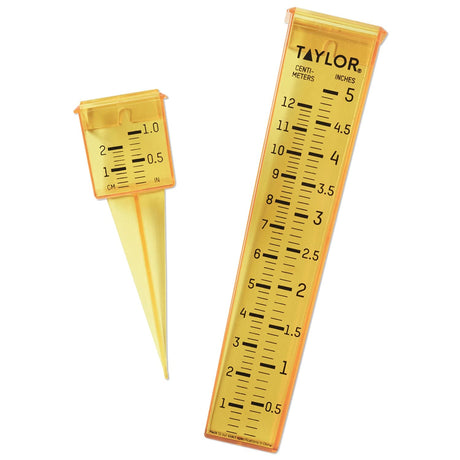 Taylor Precision Products 2-in-1 Rain and Sprinkler Gauge