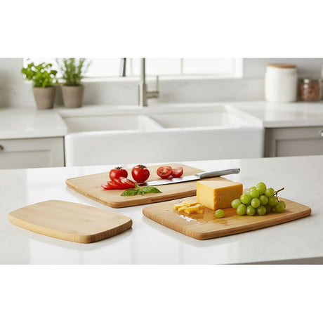 Farberware Classic Bamboo Cutting Board Set, 3 Pack