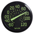 Taylor Precision Products 13.25-Inch Indoor/Outdoor Glow-in-the-Dark Thermometer