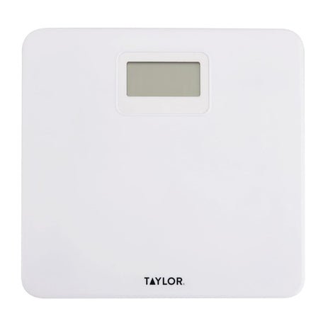 Taylor Precision Products Digital Plastic Bath Scale, White, 330-Lb. Capacity