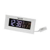 Taylor Precision Products Digital Indoor Weather Station with Mood Light and Wireless Charging Pad, 5287333