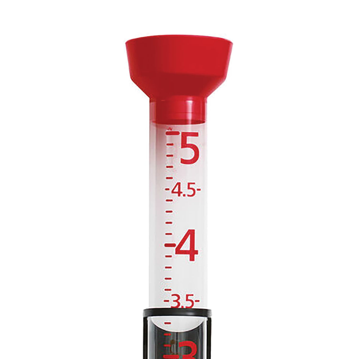 Taylor Precision Products Jumbo Jr. 5-In. Capacity Easy-to-View Rain Gauge