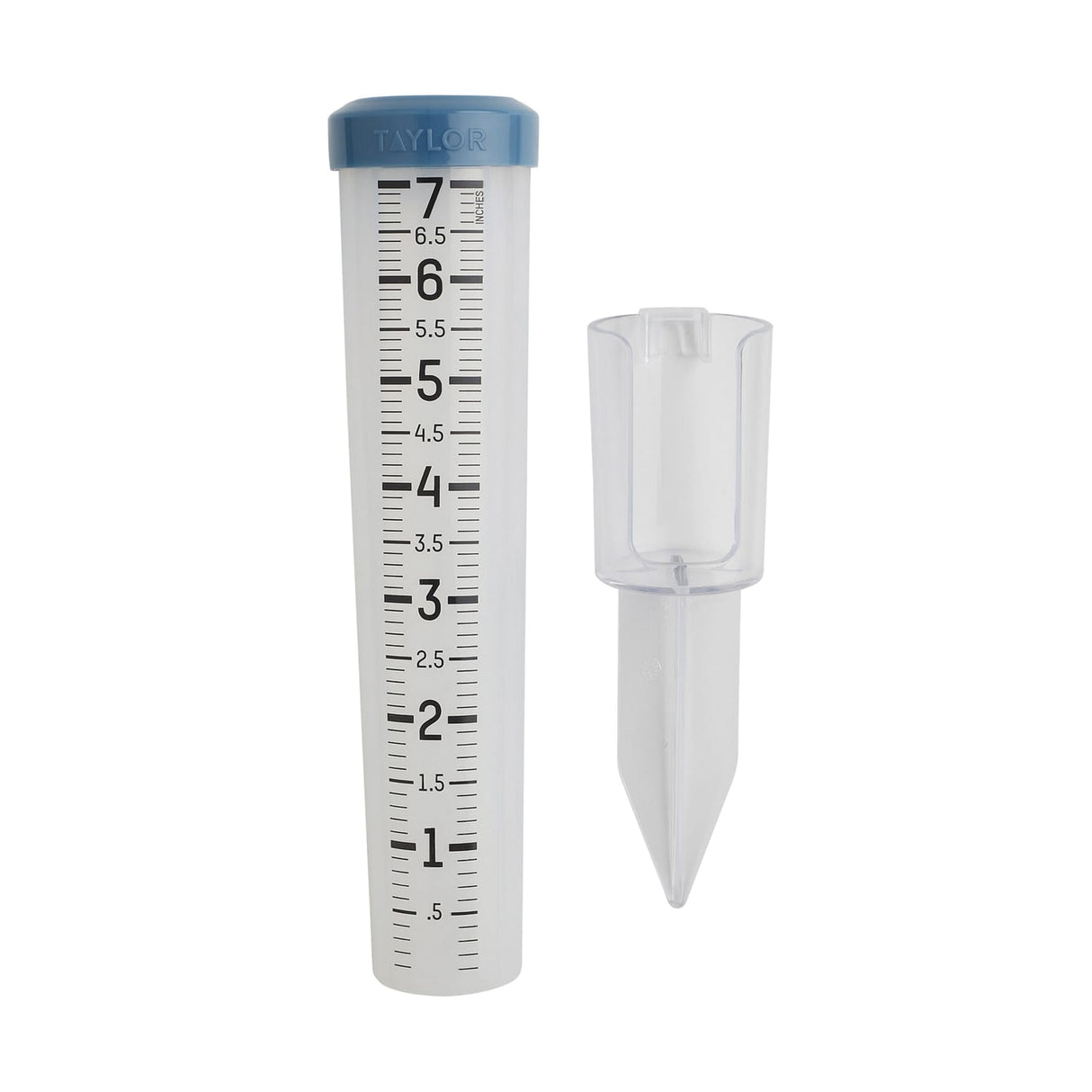 Taylor Precision Products 7-In. Capacity Silicone Rain Gauge