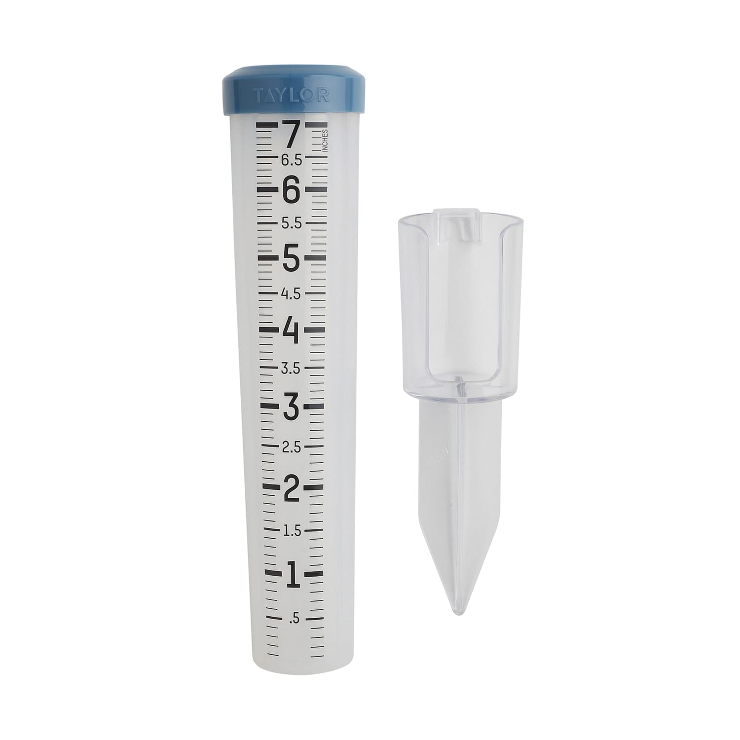 Taylor Precision Products 7-In. Capacity Silicone Rain Gauge