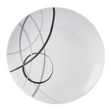 Studio Nova 12-Piece Porcelain Dinnerware Set, Circles Pattern