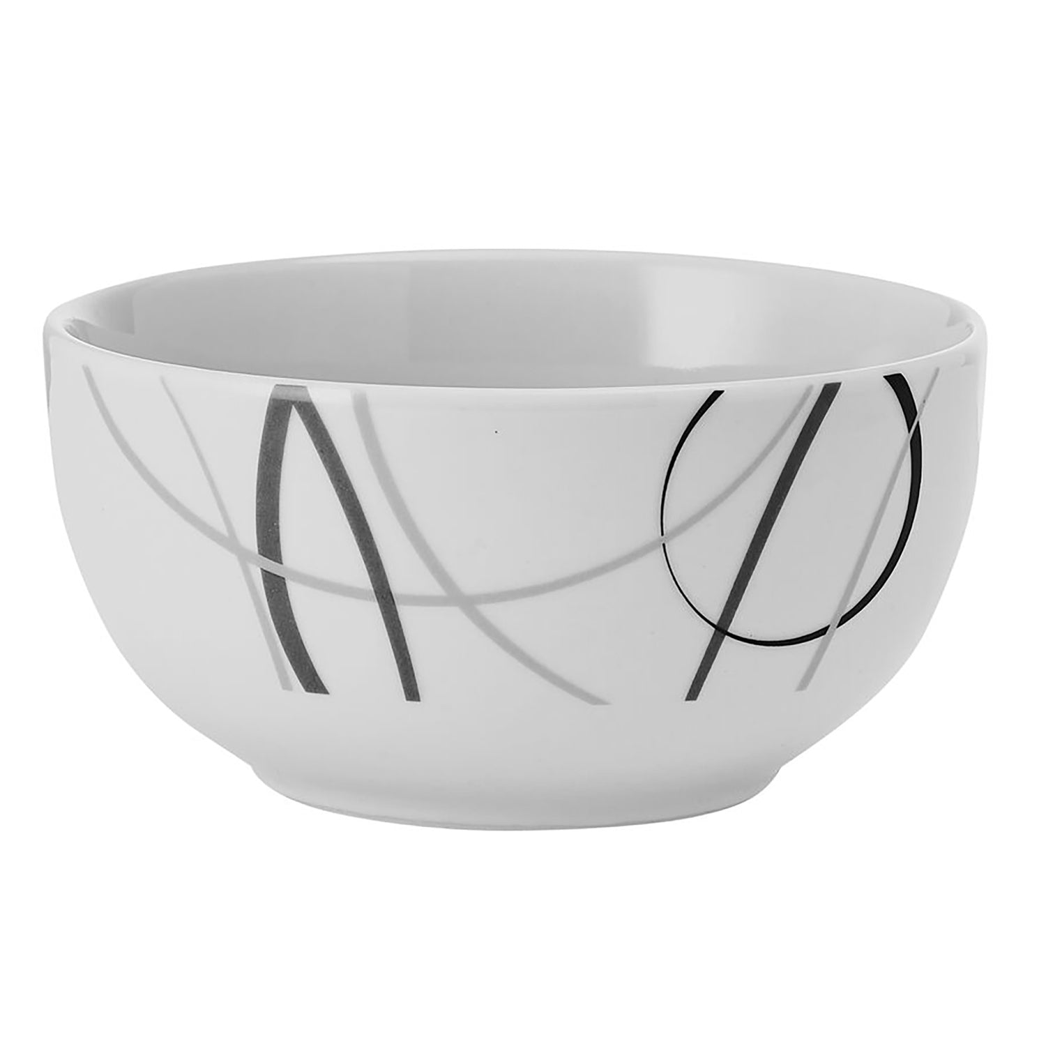Studio Nova 12-Piece Porcelain Dinnerware Set, Circles Pattern
