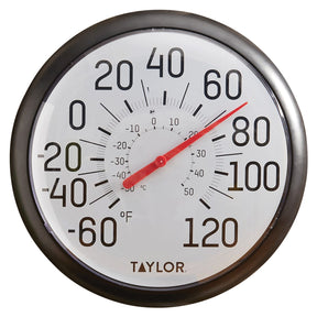 Taylor Precision Products 13.25-Inch Big and Bold Dial Outdoor Thermometer