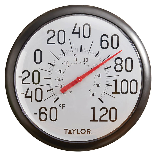 Taylor Precision Products 13.25-Inch Big and Bold Dial Outdoor Thermometer