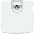 Taylor Precision Products LCD Readout 330-lb Capacity White Bathroom Scale